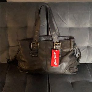 Tommy Bahama Black Leather Purse